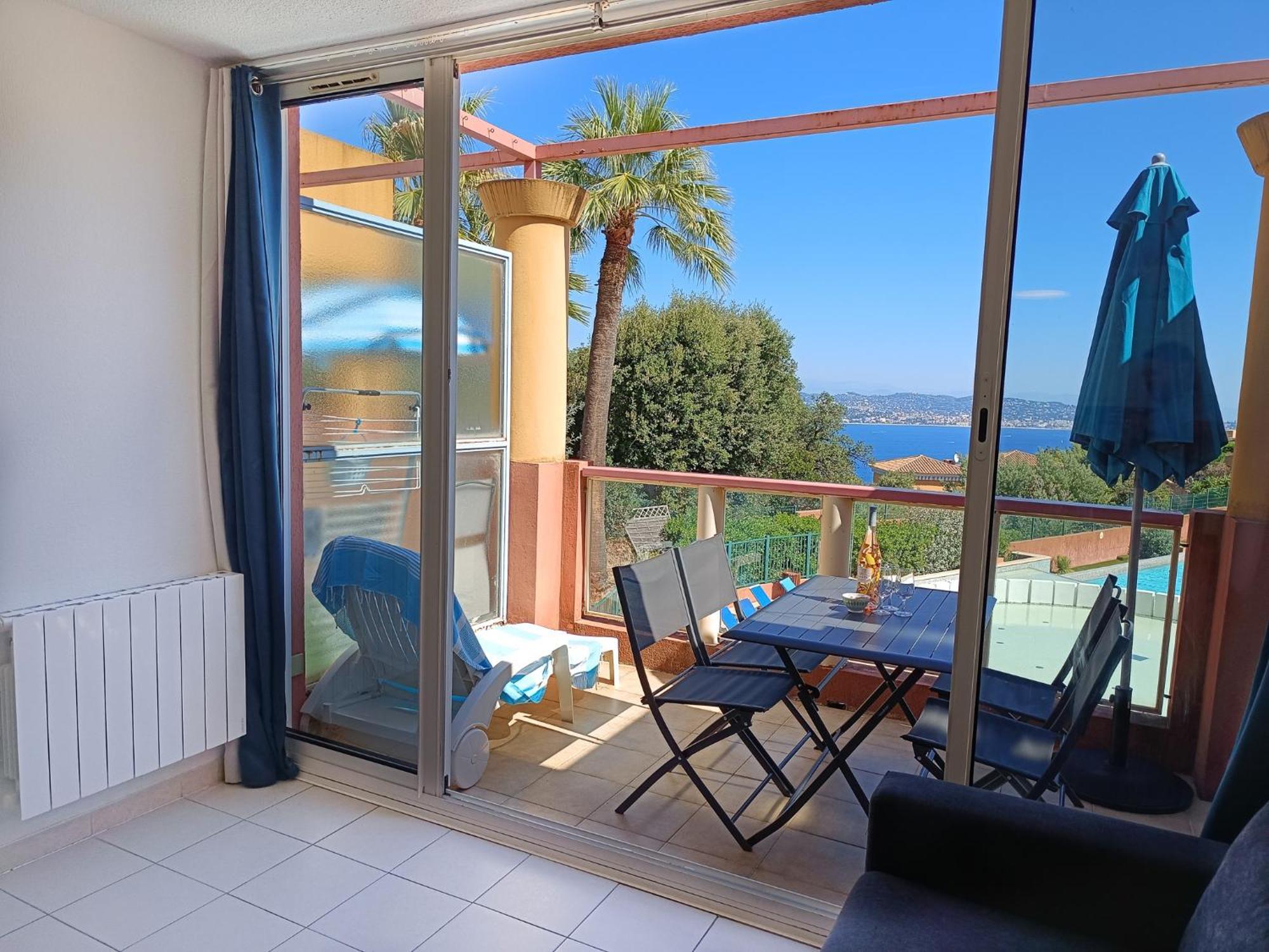 Magnifique Vue Mer Et Piscine - Les Cles De L Esterel Théoule-sur-Mer Eksteriør bilde