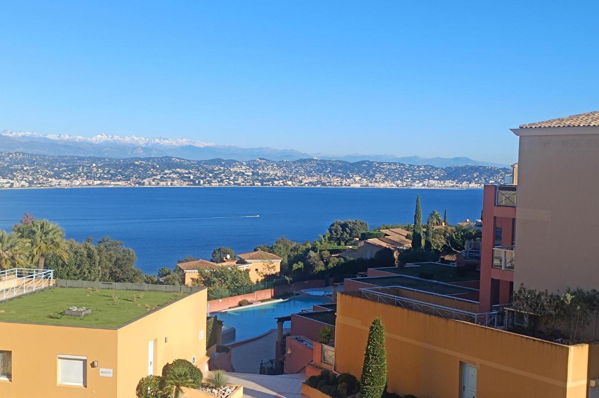 Magnifique Vue Mer Et Piscine - Les Cles De L Esterel Théoule-sur-Mer Eksteriør bilde